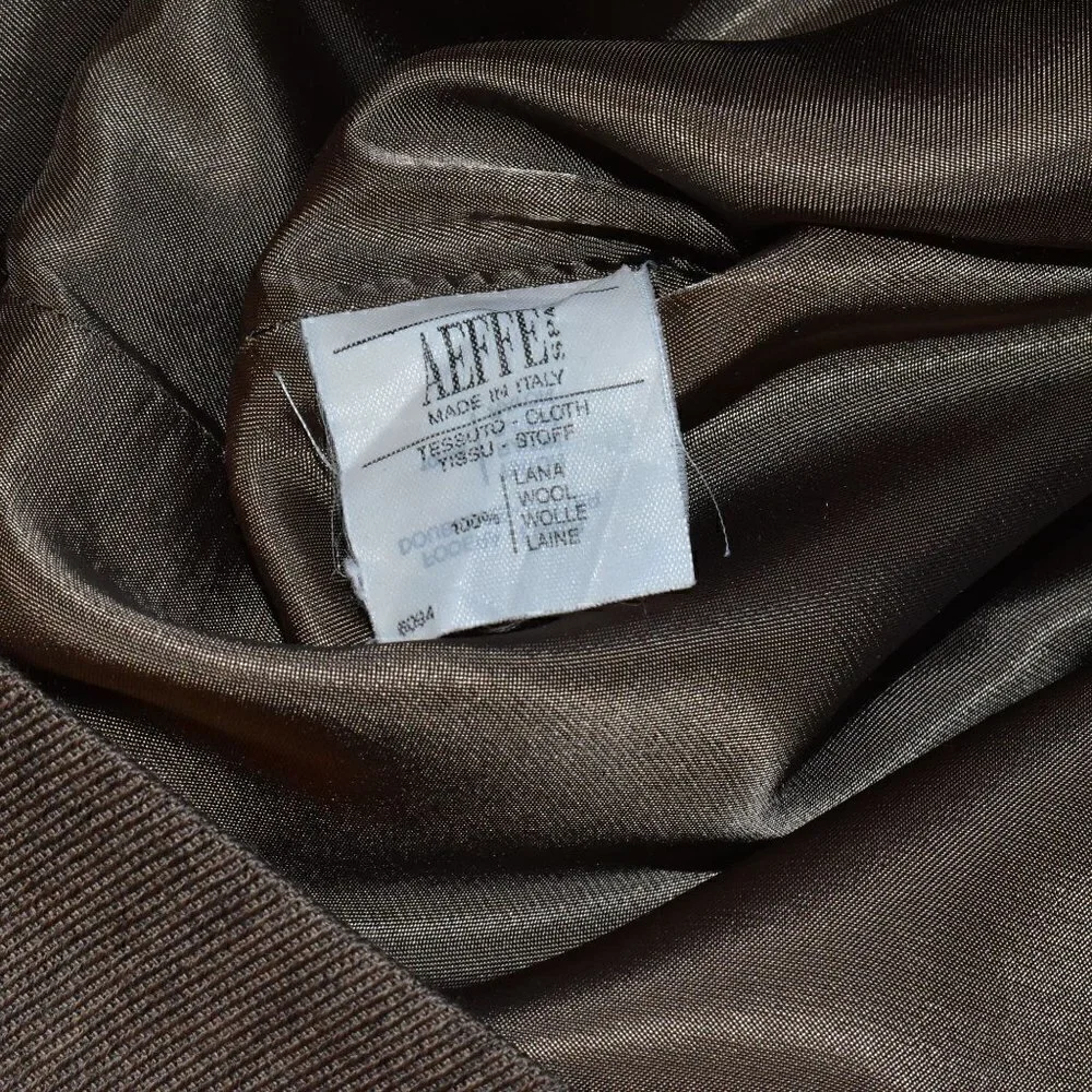 Philosophy Ferretti Wool Mini Skirt Size 12 - Picture 10 of 12